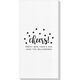 Confetti Dots Cheers Deville Guest Towels Image 4 of 4